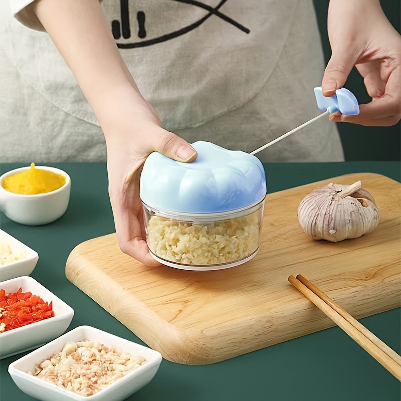 1pc Hand Pulled Garlic Macker, Meat Chopper, Kitchen Utensils
