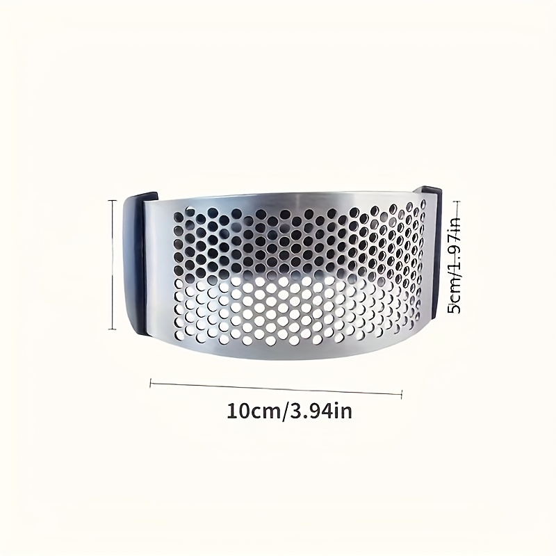 Stainless Steel Garlic Press - Easy-Clean, Portable & Compact Kitchen Tool for Crushing and Chopping Garlic, Perfect for All Seasons, Durable & Stylish Design, Garlic Crusher, Garlic Pres, Garlic Crusher/press, Garlic Chopper, Kitchen Accessory, Kitc - Image 6