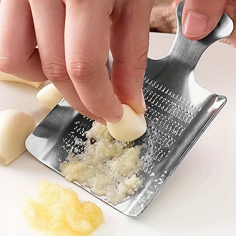 1pc Stainless Steel Garlic Grinder, Ginger Grinder, Kitchen Small Tool