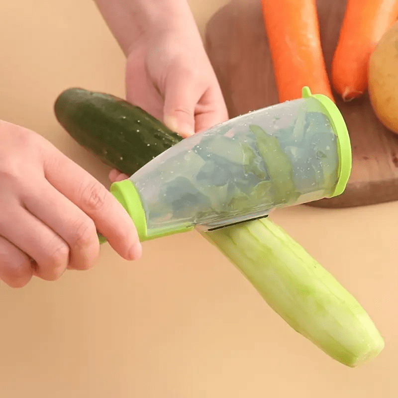 1pc Upgrade Your Kitchen with This Multifunctional Storage Type Peeler - Perfect for Peeling Vegetables And Fruits, Outdoor Kitchenware, Essential Tools for Outdoor Camping And Dining